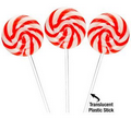 Petite Swirly Ripple Lollipops - Red Cherry